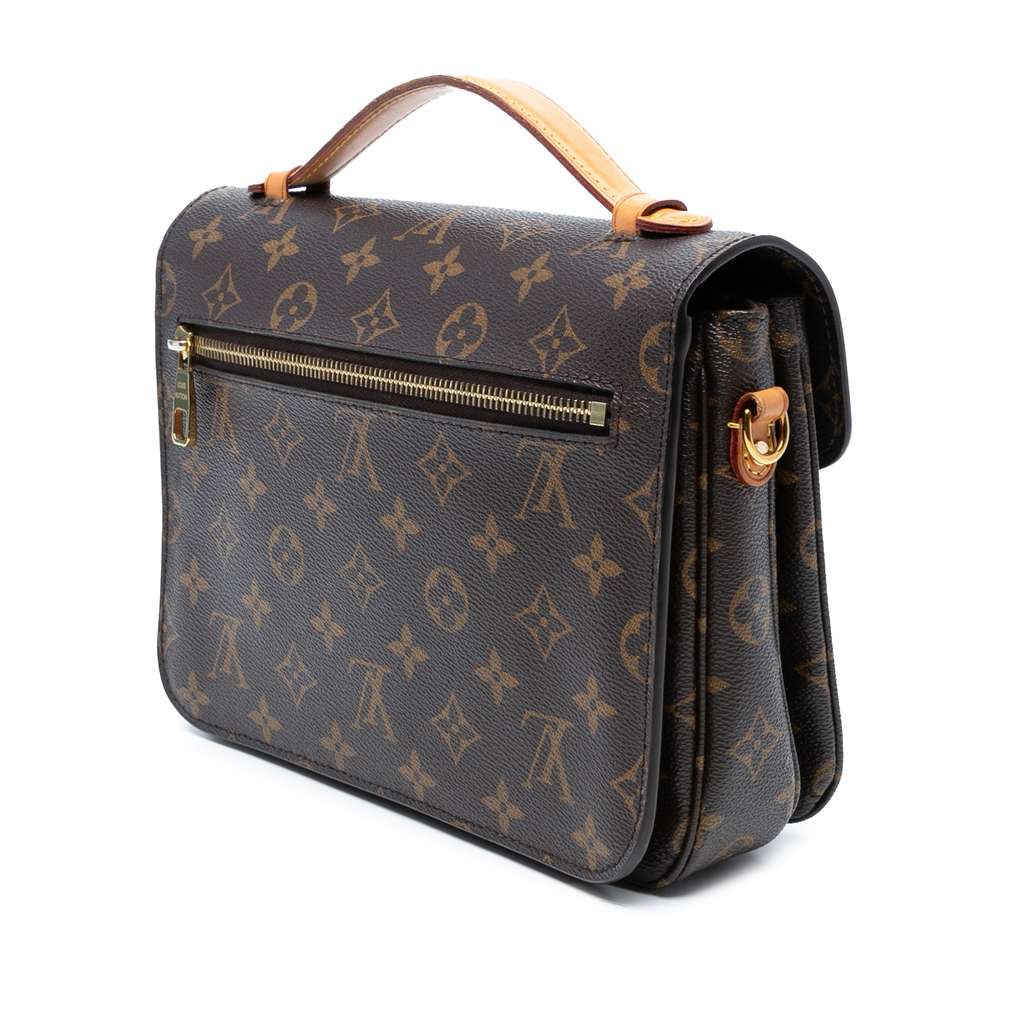 Louis Vuitton Monogram Pochette Metis - Back view
