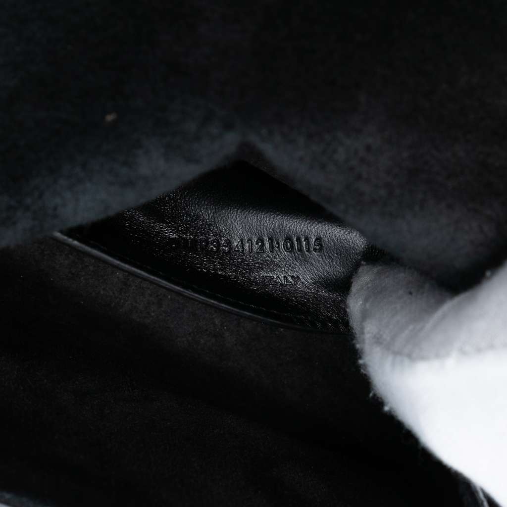 Saint Laurent Small Patent Monogram Kate Crossbody - Side view