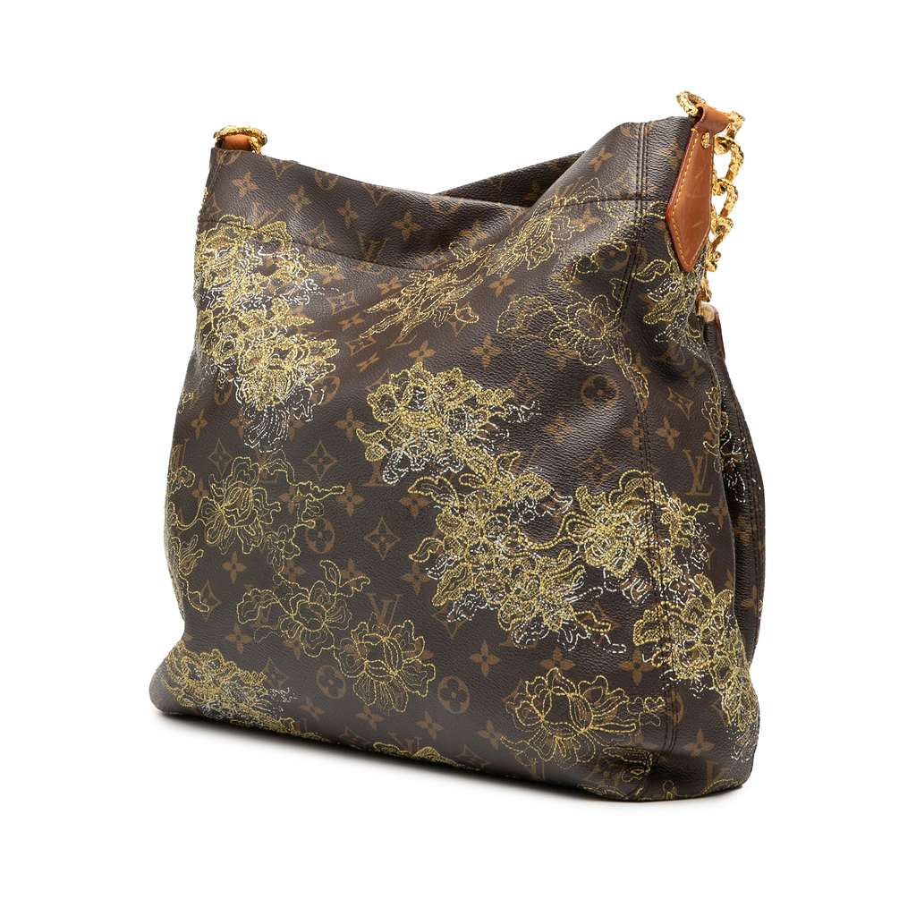 Louis Vuitton Limited Edition Monogram Dentelle Fersen - Back view