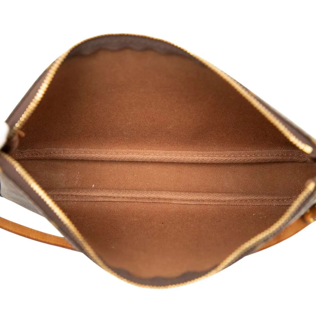 Louis Vuitton Monogram Pochette Accessoires Brown Good - Model View