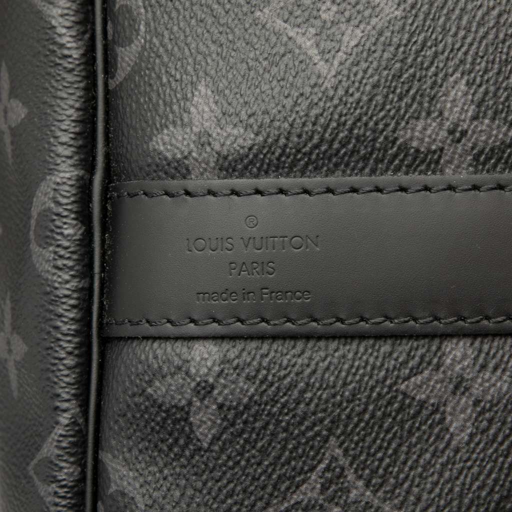 Louis Vuitton Monogram Eclipse Keepall Bandouliere 55 - Side view
