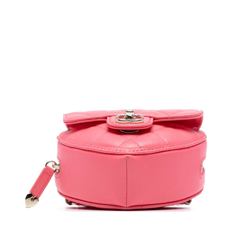 Chanel Mini Lambskin CC in Love Heart Crossbody - Image 6