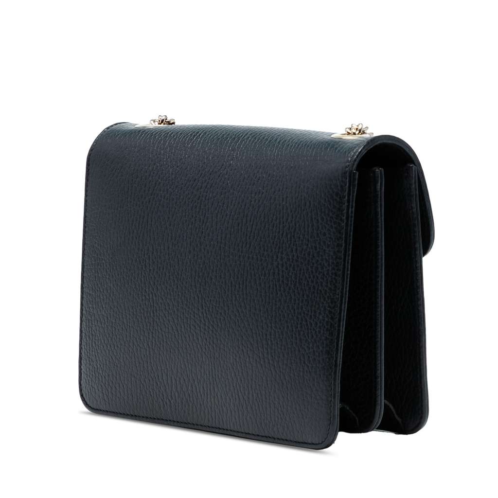 Gucci Small Dollar Calfskin Interlocking G Crossbody - Back view