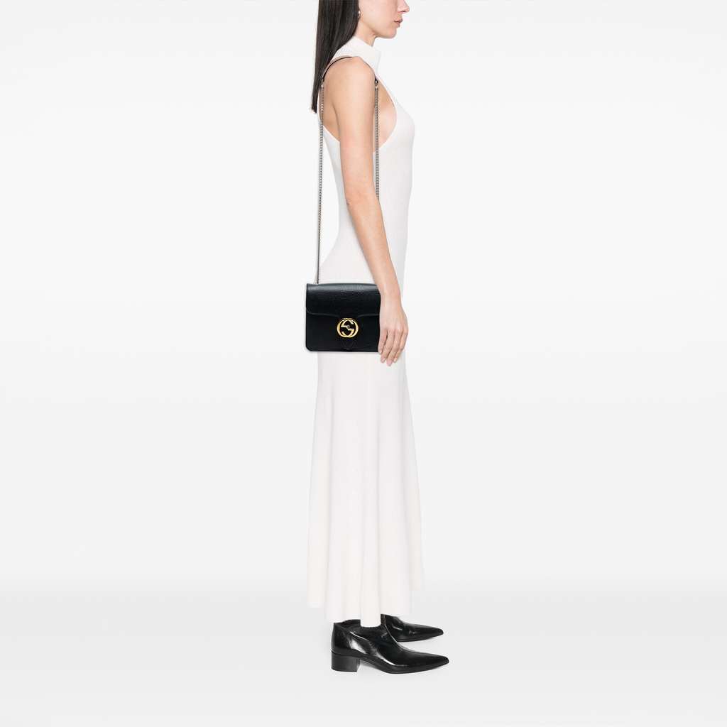 Gucci Small Dollar Calfskin Interlocking G Crossbody - Detail 2