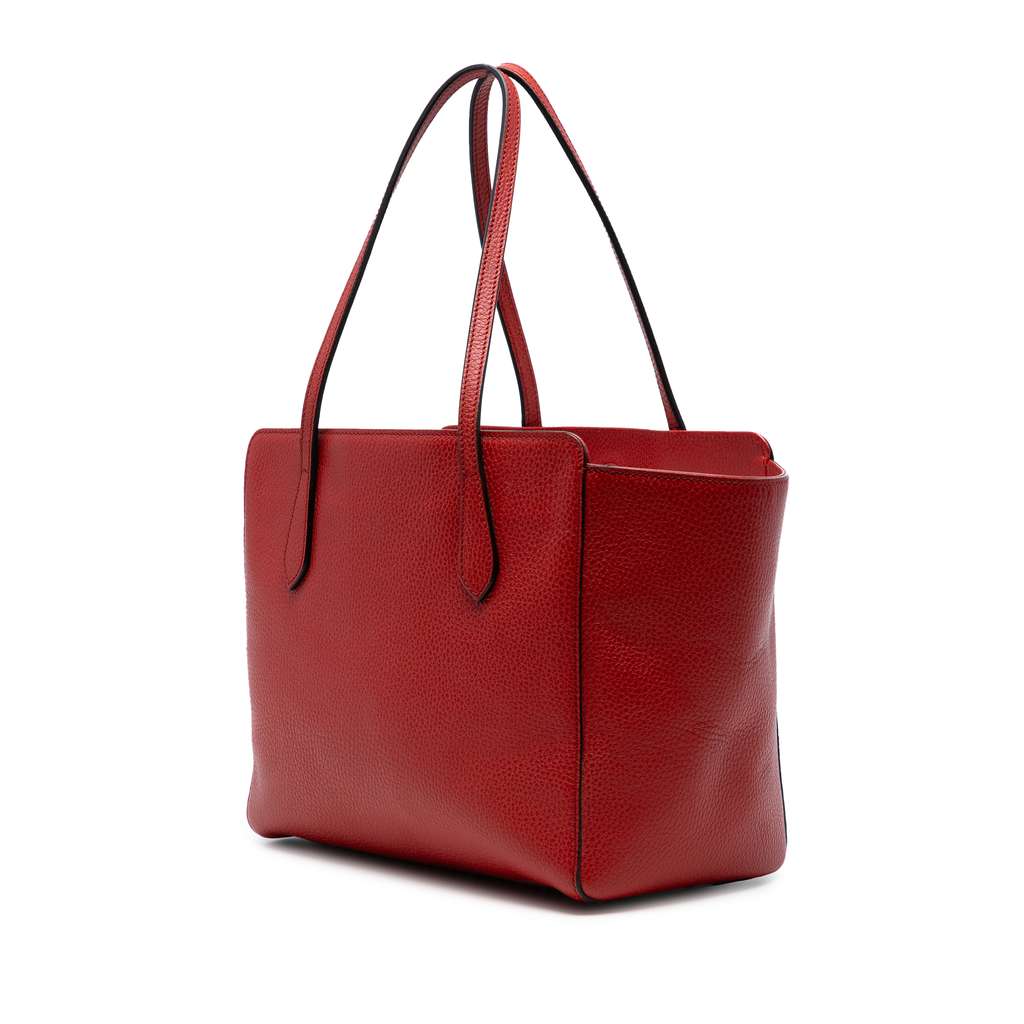 Gucci Medium Dollar Calfskin Swing Tote - Back view