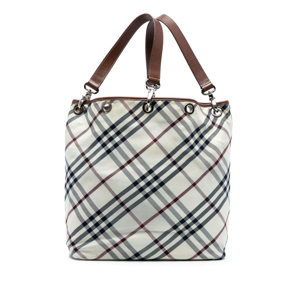 Burberry Nova Check Canvas Tote