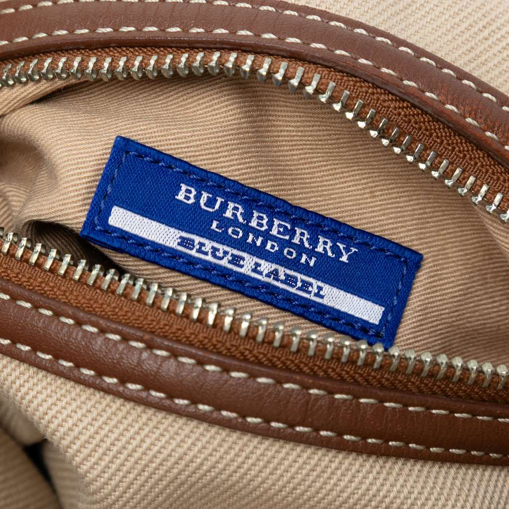 Burberry Nova Check Canvas Tote - Side view