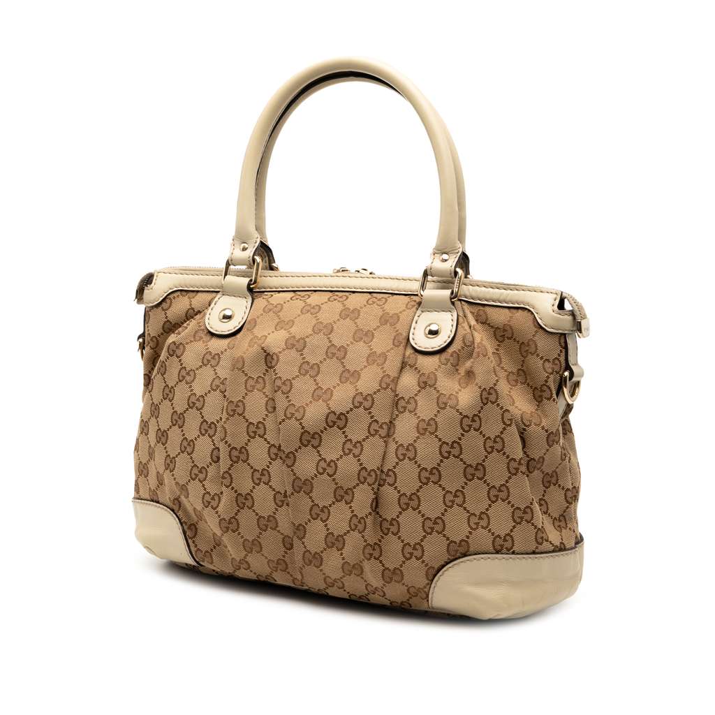 Gucci GG Canvas Sukey Satchel - Back view