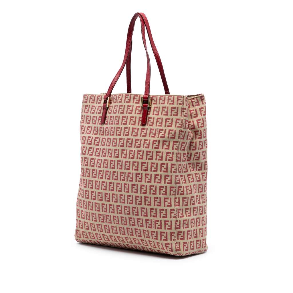 Fendi Zucchino Canvas Tote - Back view