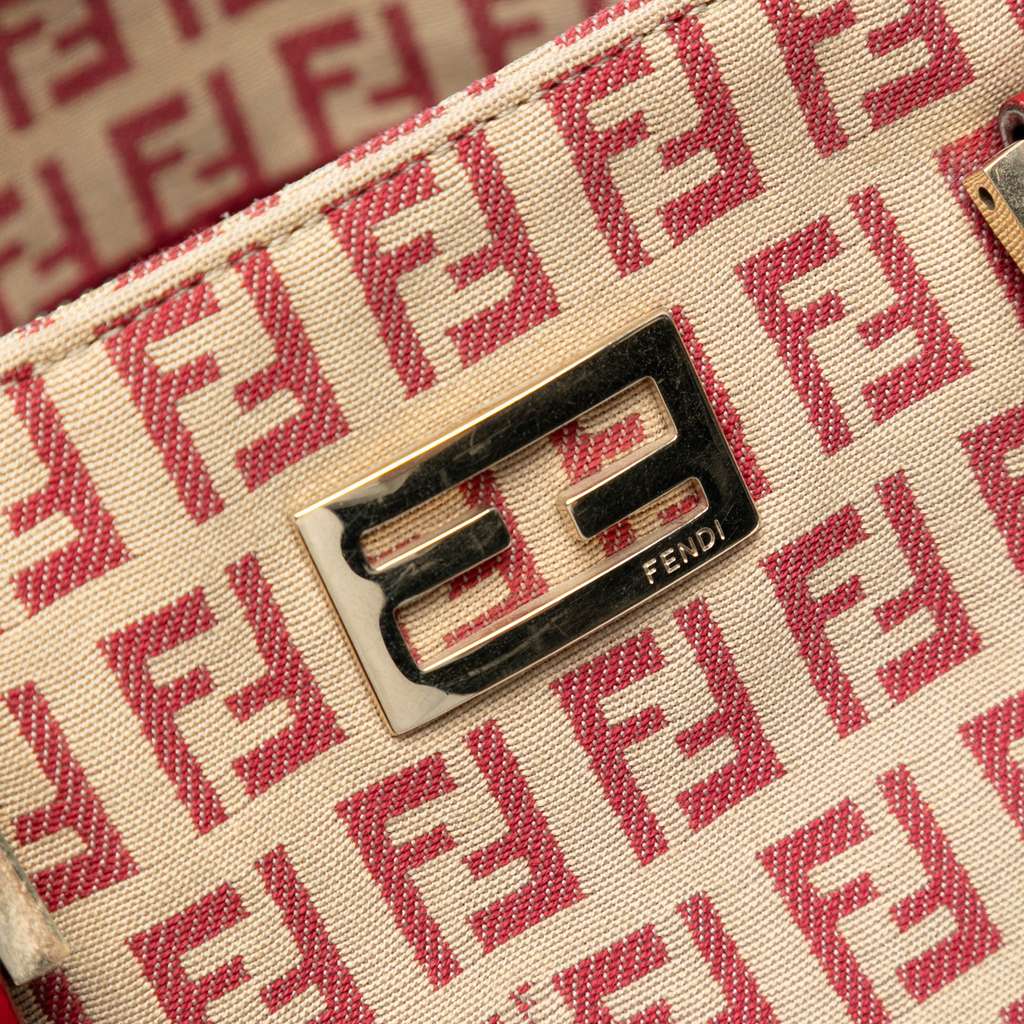 Fendi Zucchino Canvas Tote - Side view