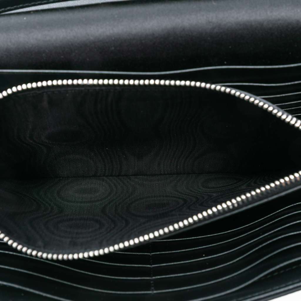 Saint Laurent Sequin Monogram Kate Wallet on Chain - 4