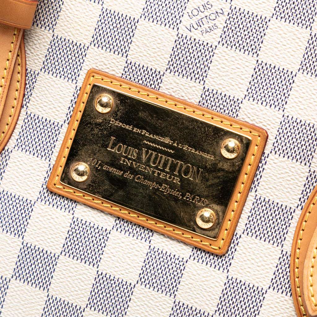 Louis Vuitton Damier Azur Hampstead MM - Side view