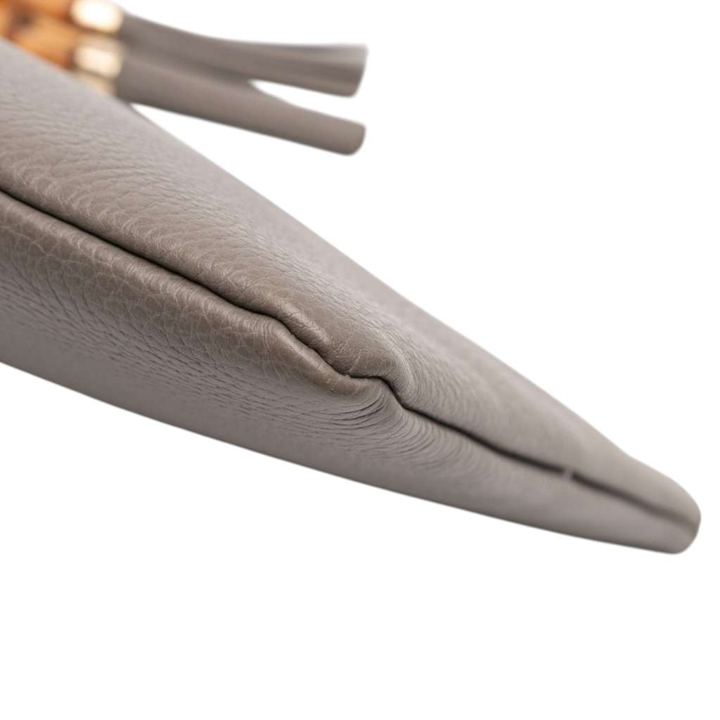 Gucci Calfskin Bamboo Tassel Clutch - Detail 2
