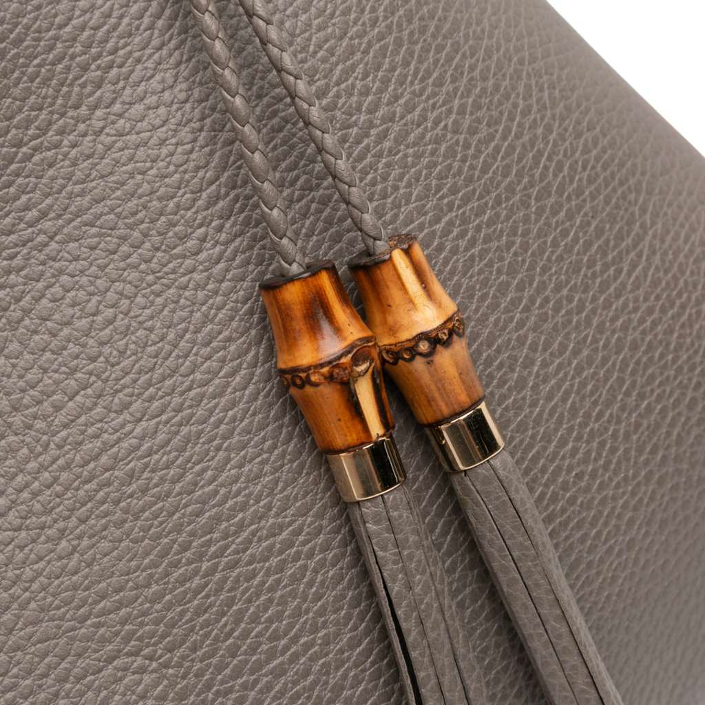 Gucci Calfskin Bamboo Tassel Clutch - Image 11