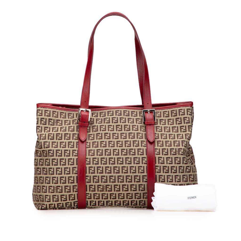 Fendi Zucchino Canvas Tote - Image 12