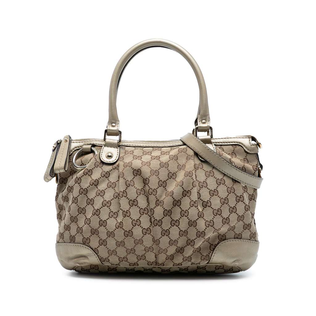 Gucci GG Canvas Sukey Satchel