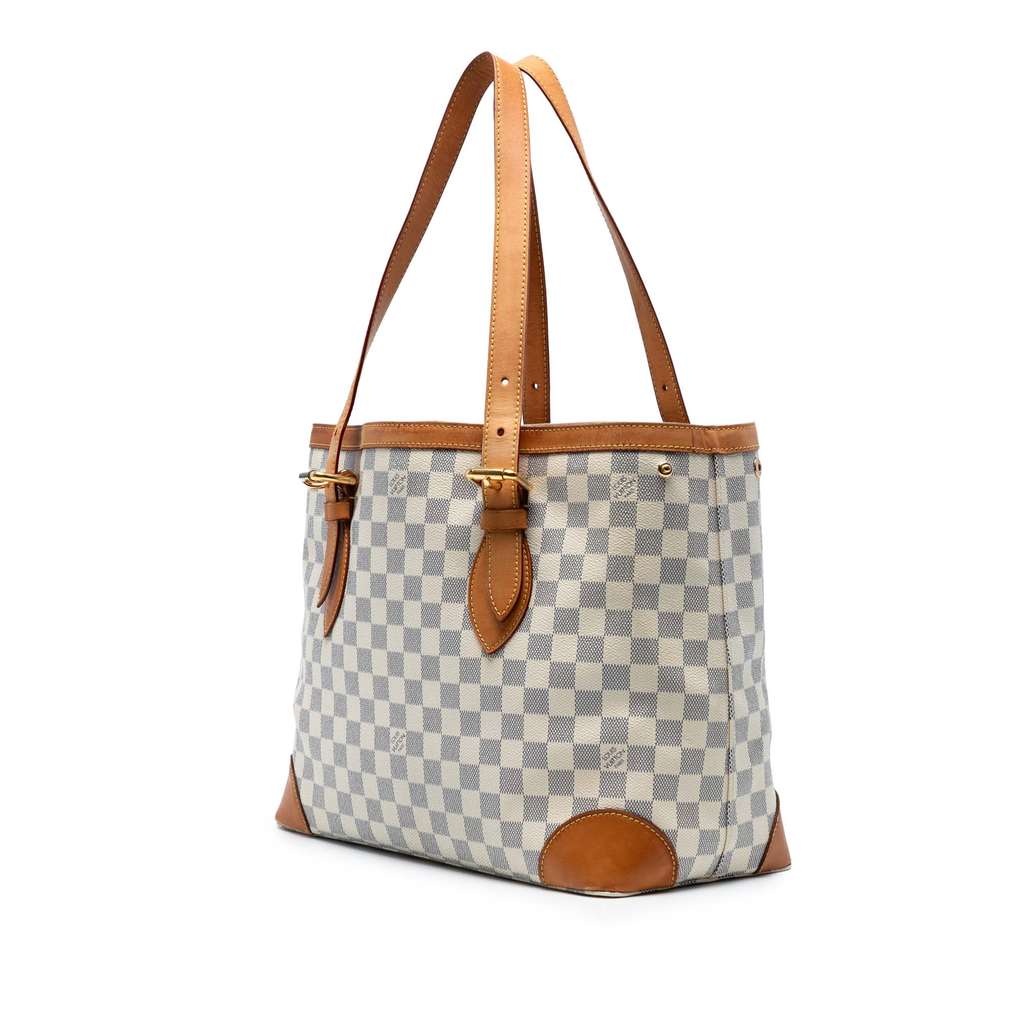 Louis Vuitton Damier Azur Hampstead MM - Back view