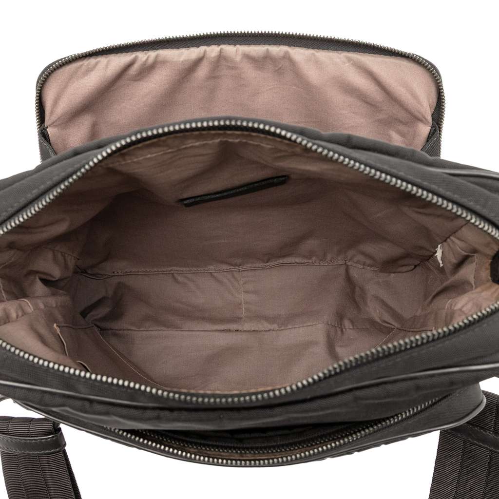 Bottega Veneta Nappa Intrecciato Trimmed Canvas Messenger Bag - 4