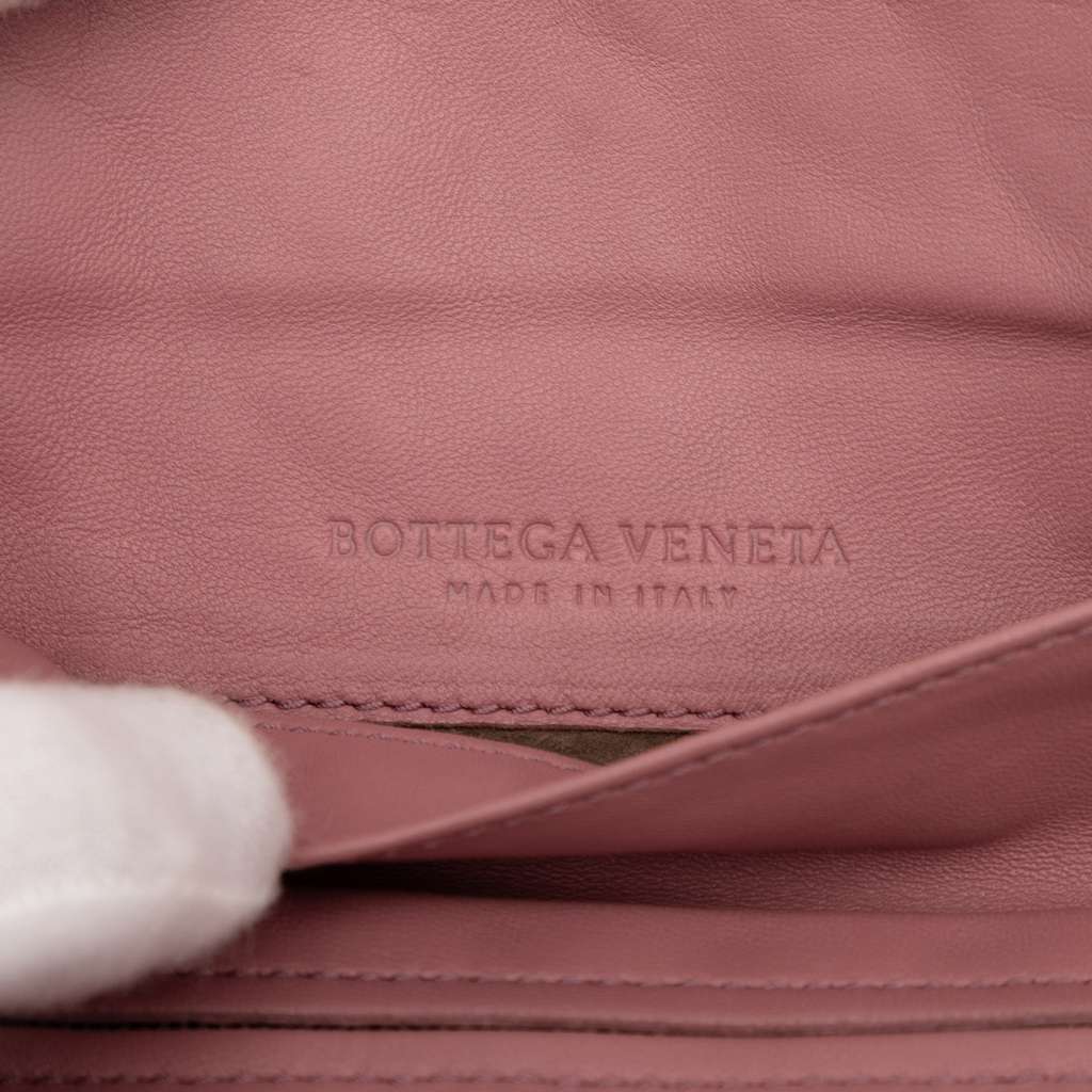 Bottega Veneta Mini Nappa Intrecciato Expandable Chain Crossbody - Side view