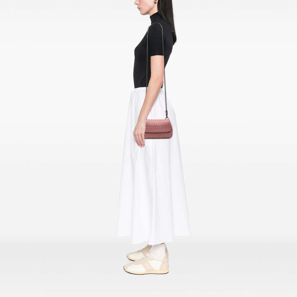 Bottega Veneta Mini Nappa Intrecciato Expandable Chain Crossbody - Detail 2