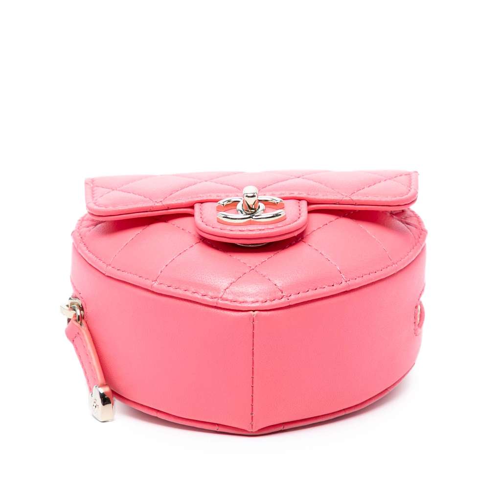Chanel Mini Lambskin CC in Love Heart Crossbody - Image 6