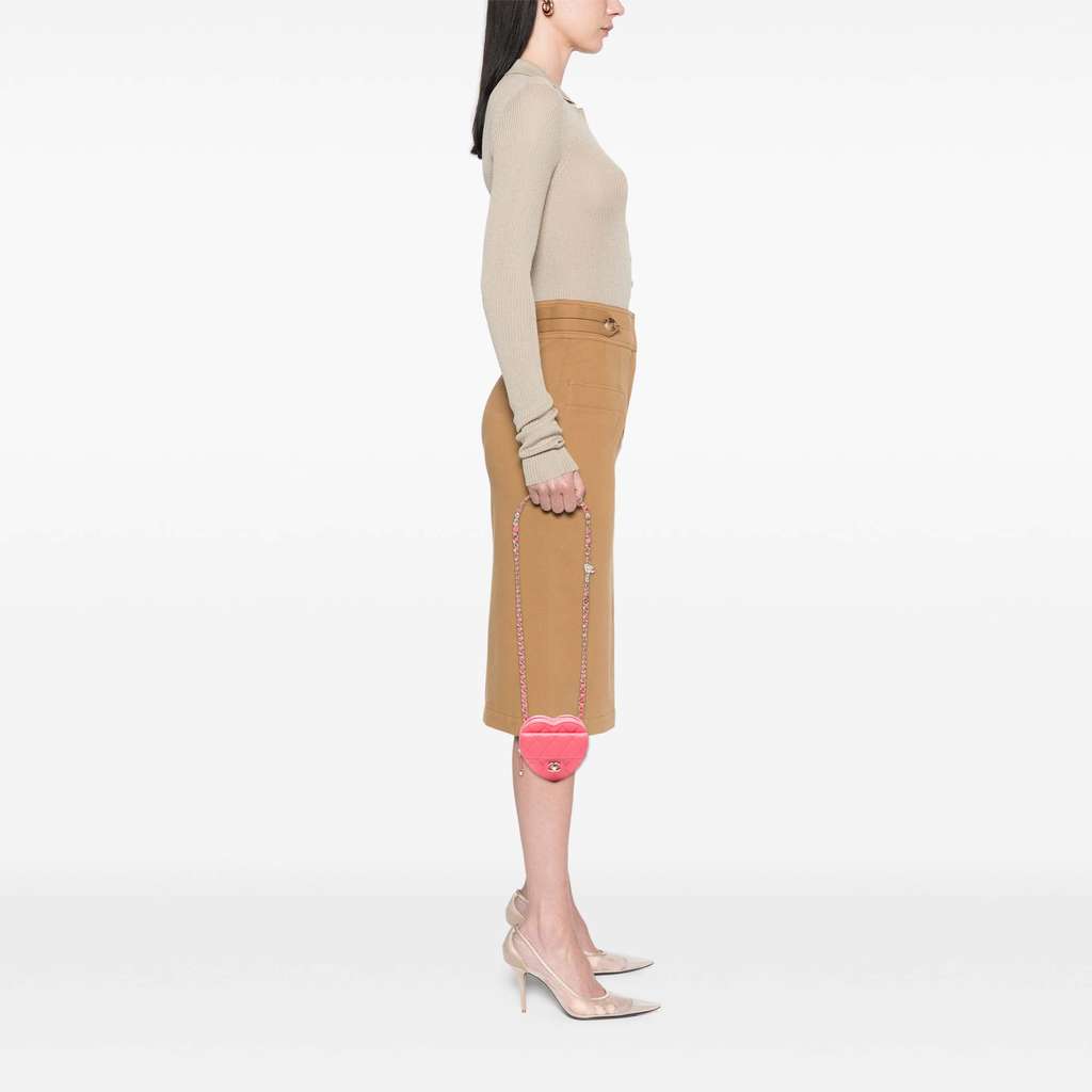 Chanel Mini Lambskin CC in Love Heart Crossbody - Detail 2