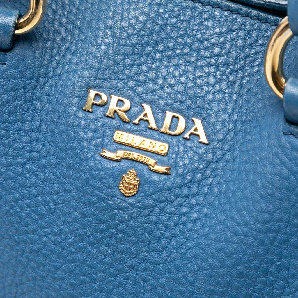 Prada Vitello Daino Open Convertible Tote - Side view