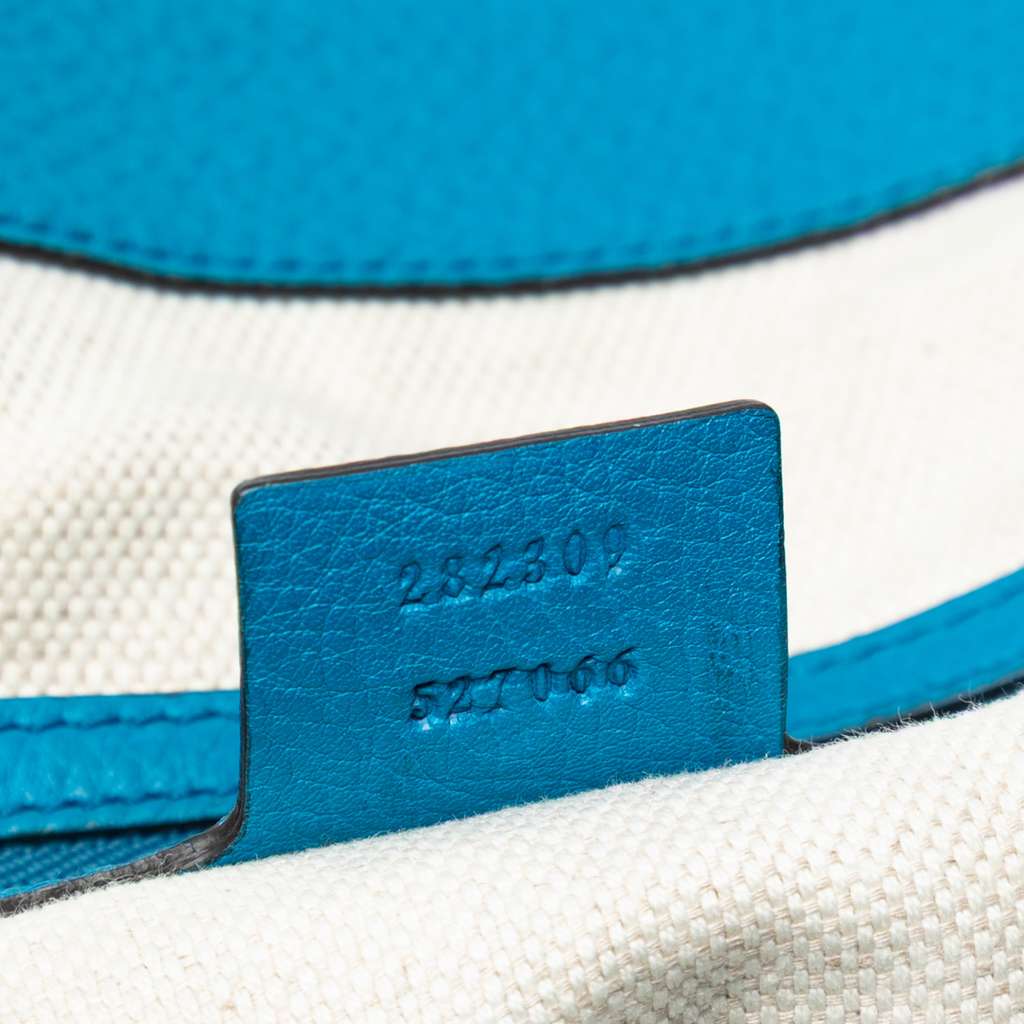 Gucci Medium Leather Soho Cellarius Tote - Detail 1