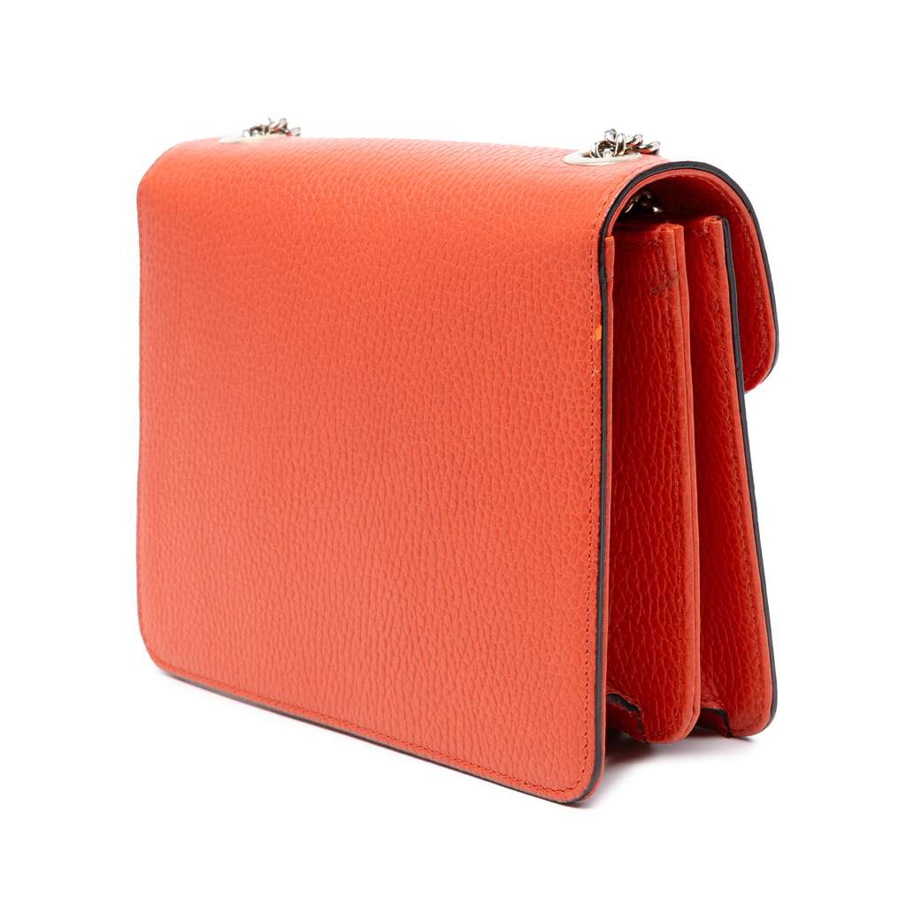 Gucci Small Dollar Calfskin Interlocking G Crossbody - Back view