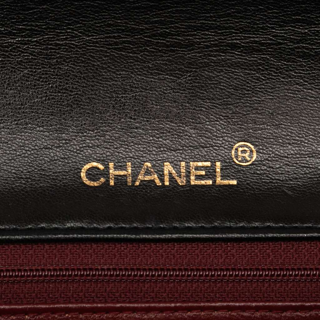 Chanel CC Quilted Lambskin Full Flap - Side view
