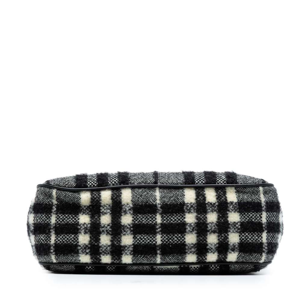 Burberry Vintage Check Wool Shoulder Bag - Image 6