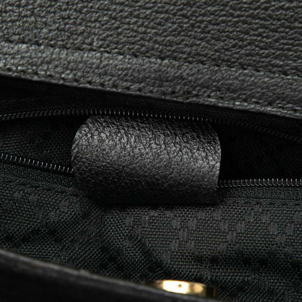 Gucci Suede Bamboo Satchel - Detail 1