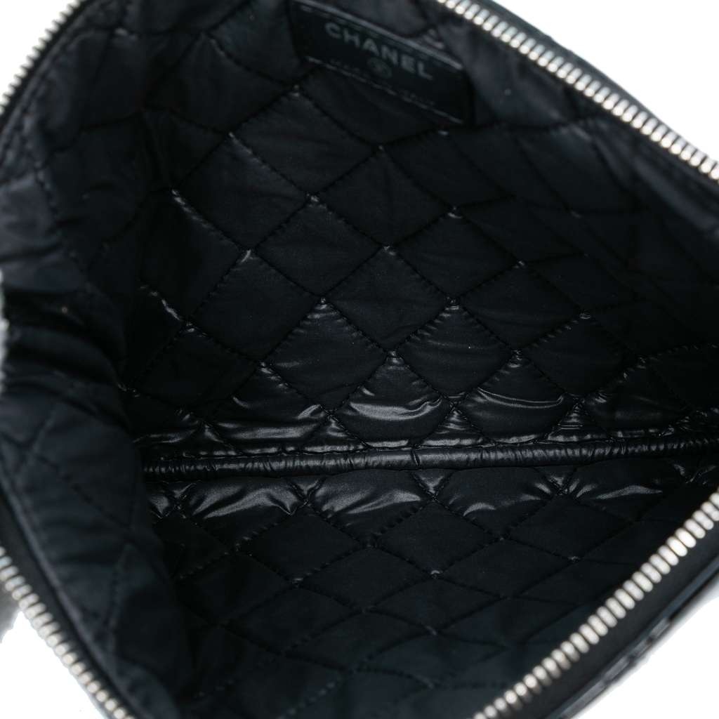 Chanel Medium Quilted Patent O Case Clutch - 4