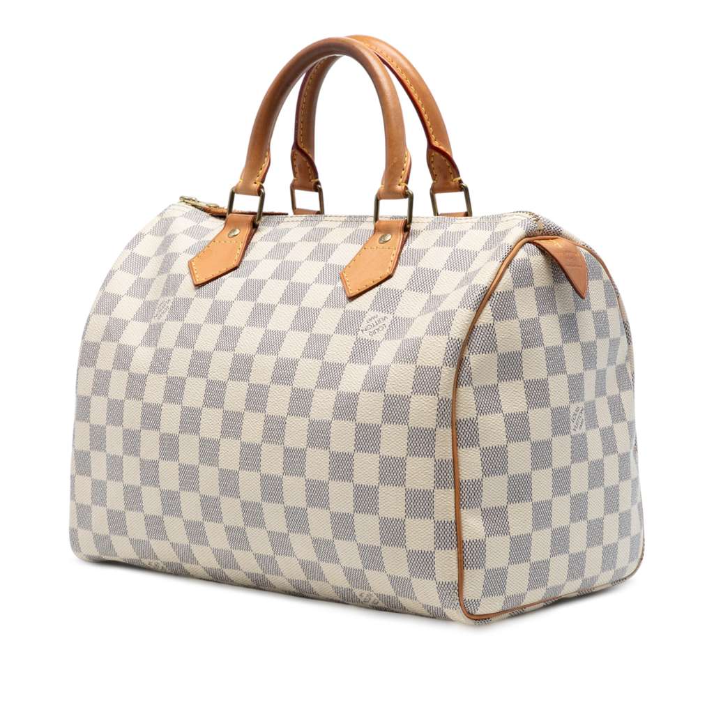 Louis Vuitton Damier Azur Speedy 30 - Back view
