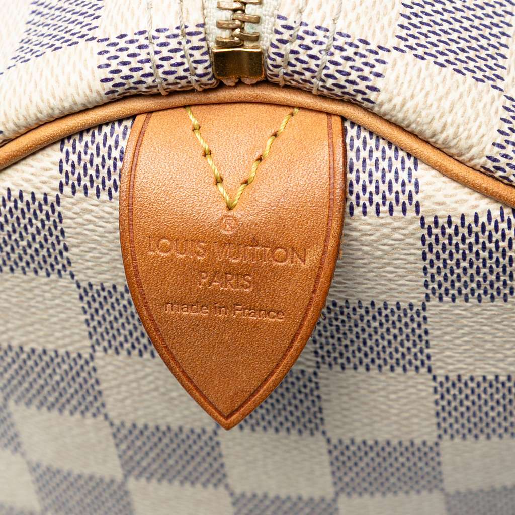 Louis Vuitton Damier Azur Speedy 30 - Side view