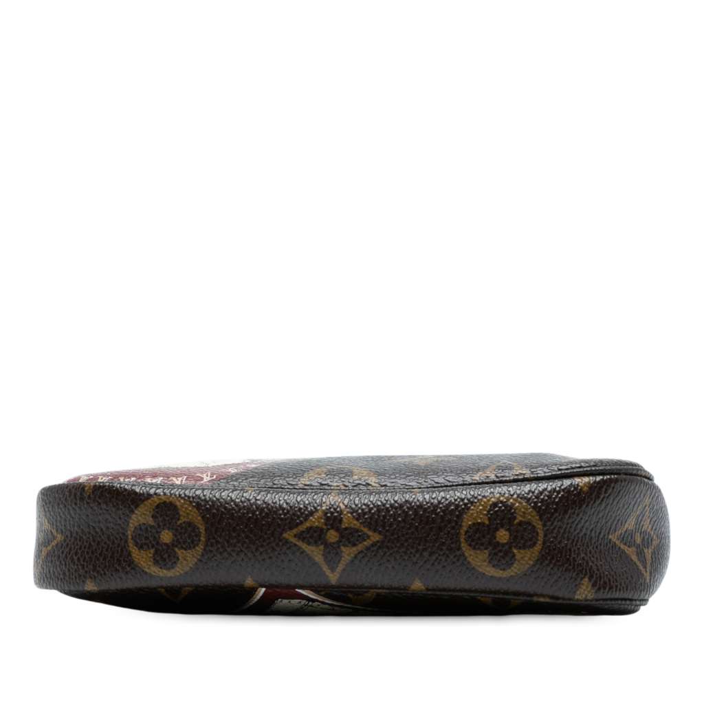 Louis Vuitton Monogram Trunks and Bags Patch Mini Pochette Accessoires - Image 6