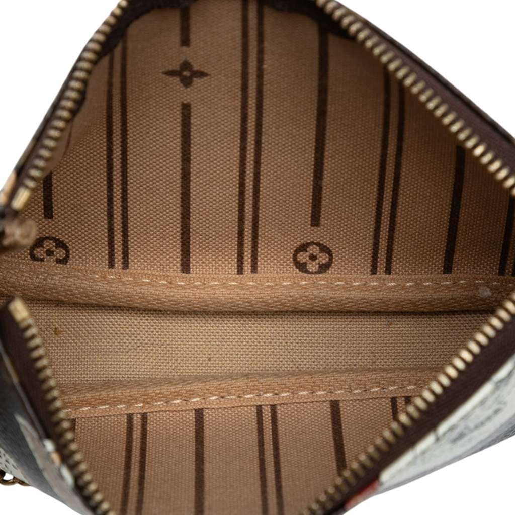 Louis Vuitton Monogram Trunks and Bags Patch Mini Pochette Accessoires - 4