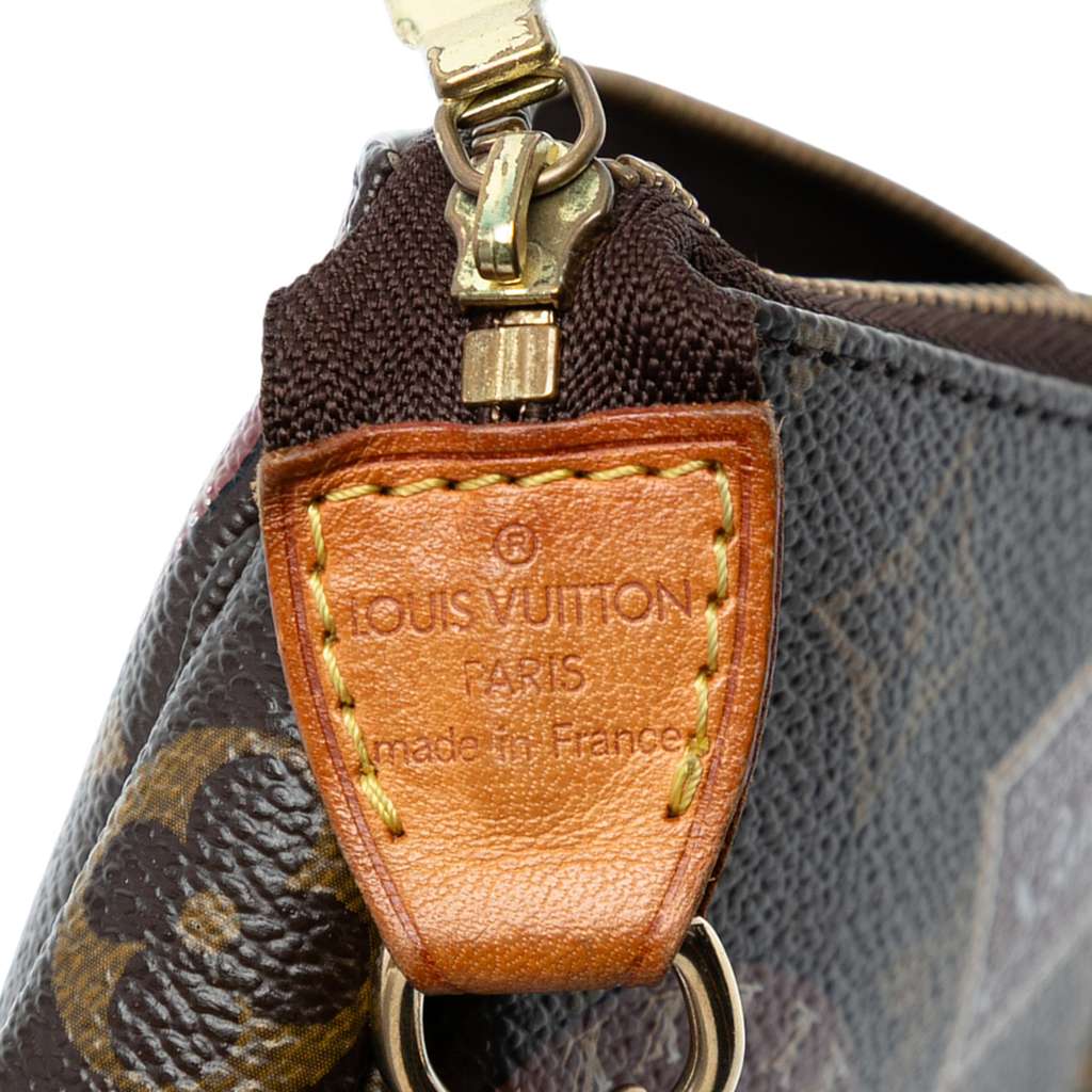 Louis Vuitton Monogram Trunks and Bags Patch Mini Pochette Accessoires - Side view