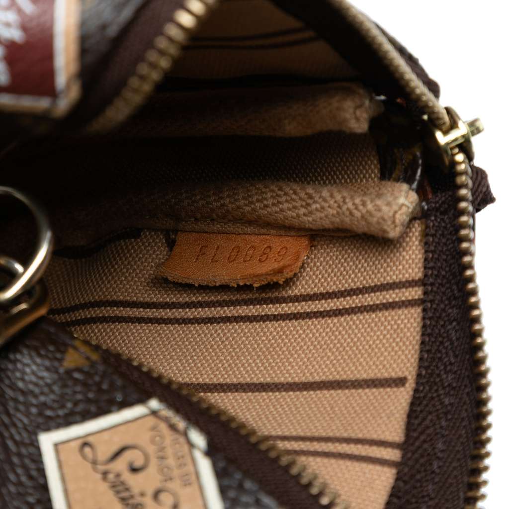 Louis Vuitton Monogram Trunks and Bags Patch Mini Pochette Accessoires - Detail 1