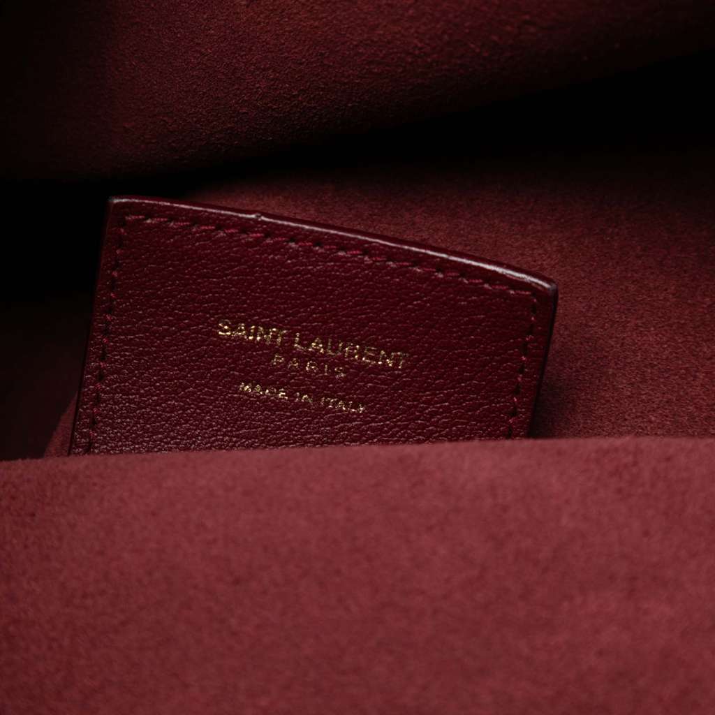 Saint Laurent Leather North South Shopper Tote - Side view