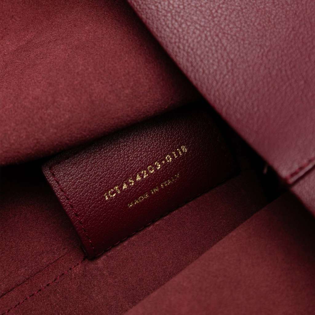 Saint Laurent Leather North South Shopper Tote - Detail 1