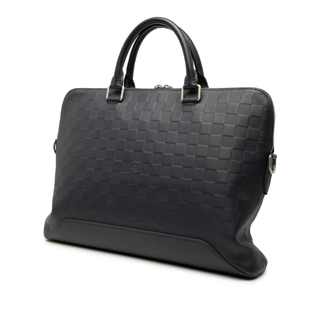 Louis Vuitton Damier Infini Avenue Soft Briefcase - Back view