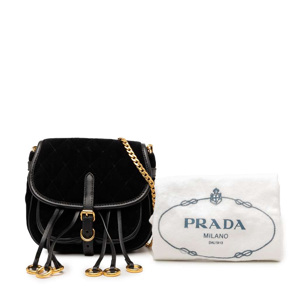 Prada Impuntu Velluto Corsaire Crossbody - Detail 2