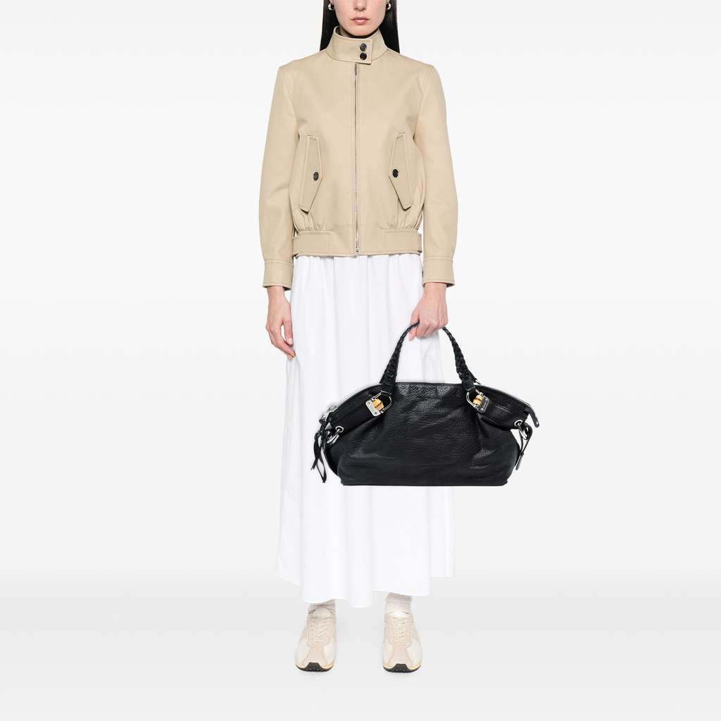 Gucci Medium Leather Bamboo Bar Tote - Detail 2