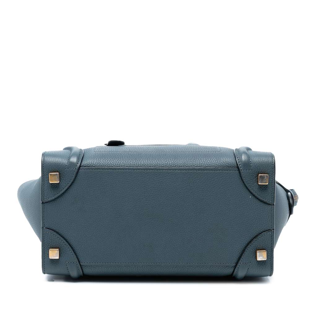 Celine Micro Calfskin Luggage Tote - Image 6