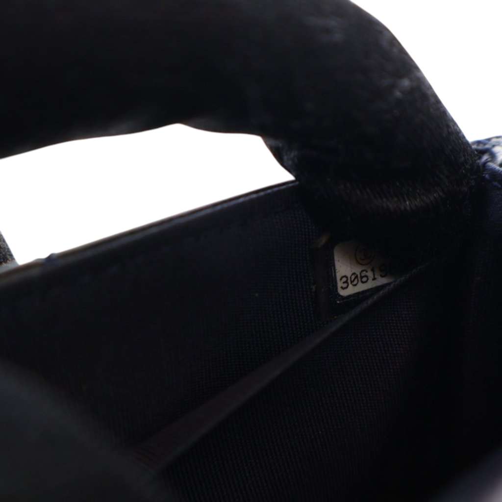 Chanel Mini Quilted Shiny Lambskin Button On Top Flap - Image 11