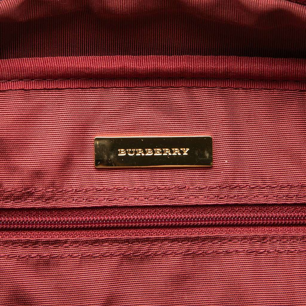 Burberry House Check Canvas Satchel - 5