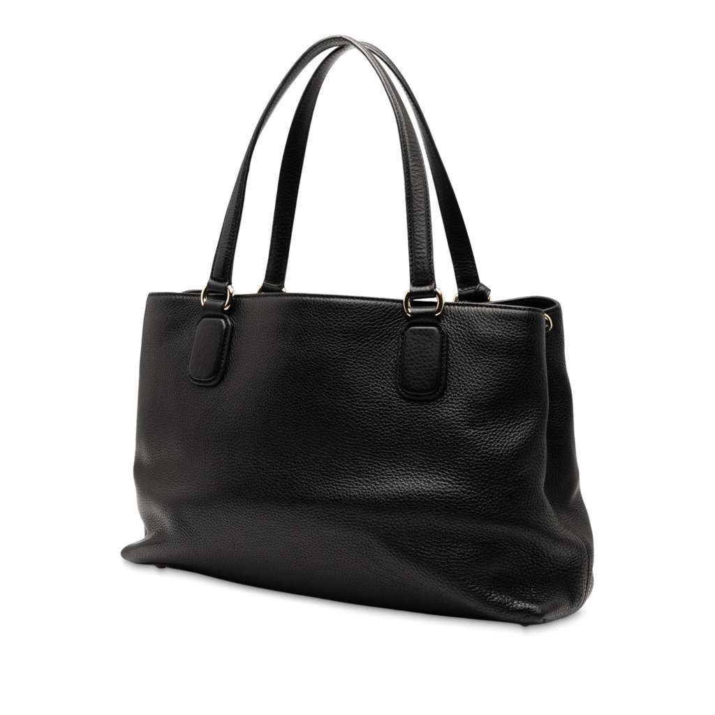 Gucci Medium Leather Soho Working Satchel - Back view