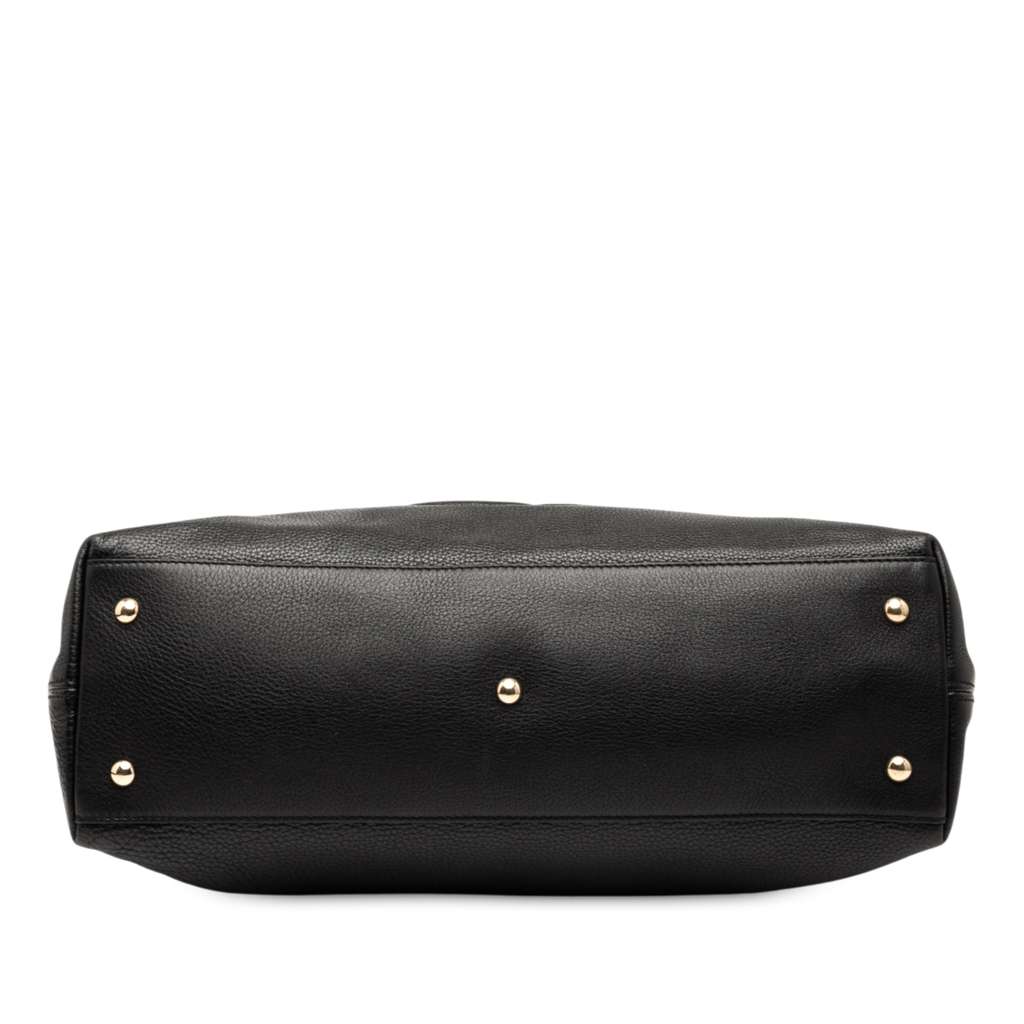 Gucci Medium Leather Soho Working Satchel - Image 6