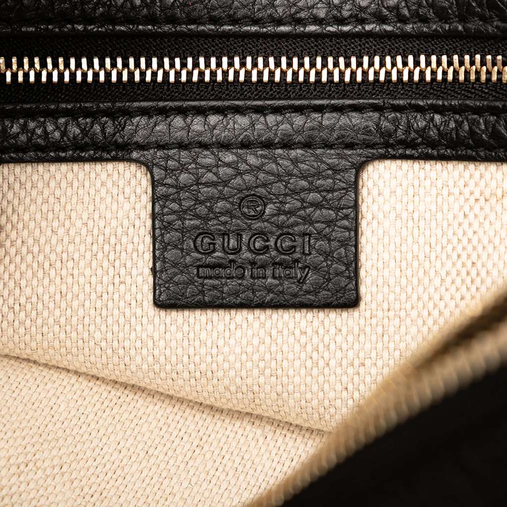 Gucci Medium Leather Soho Working Satchel - Side view